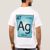 Silver (Ag) Element T-Shirt (Achterkant)