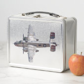 Silver Airplane Lunchbox (In situ)