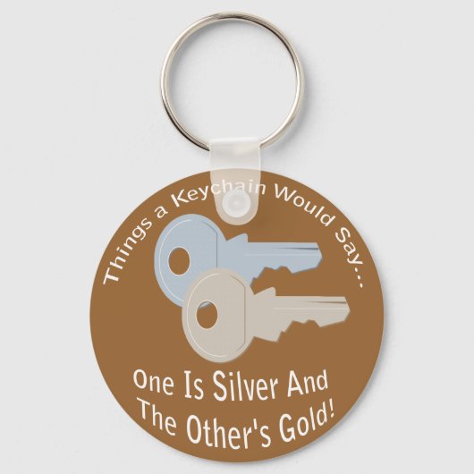 Silver and Gold Keys-Sleutelhanger Sleutelhanger (Voorkant)
