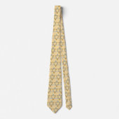 Silver and Gold Two Tone Star van David Stropdas (Voorkant)
