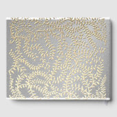 Silver and Gold Wedding Gastenboek (Achterkant)