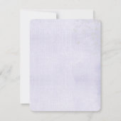 Silver and Paars Wedding Butterflies Kaart (Achterkant)