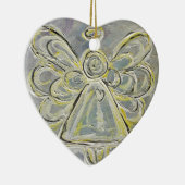 Silver and White Angel Ornament (Rechts)