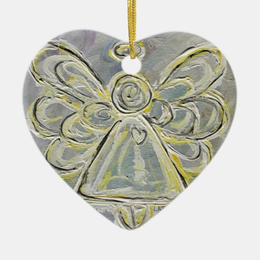 Silver and White Angel Ornament (Voorkant)
