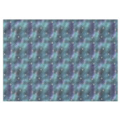 Silver Aqua Blue Mermaid Tafelkleed (Voorkant (Horizontaal))