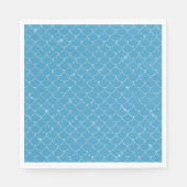 Silver Aqua Mermaid Servet (Voorkant)