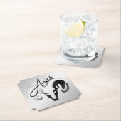 Silver Aries de dierentuin van Ram Kartonnen Onderzetters (Insitu)