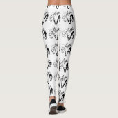 Silver Aries de dierentuin van Ram Leggings (Achterkant)