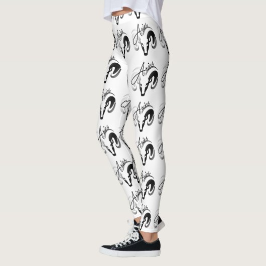 Silver Aries de dierentuin van Ram Leggings (Links)