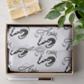 Silver Aries de dierentuin van Ram Tissuepapier (Geschenk)