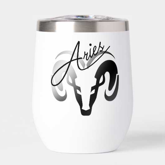 Silver Aries le bélier Zodiac (Avant)