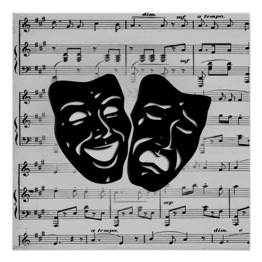Silver Art verenigt bioscoopmaskers Perfect Poster (Voorkant)