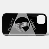 Silver Assyrian Lamassu iPhone / coque ipad (Verso (horizontal))