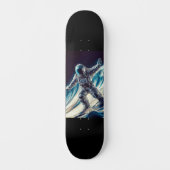 SILVER ASTRONAUT SURFING THE VAULT CELESTIAL SKATEBOARD (Voorkant)