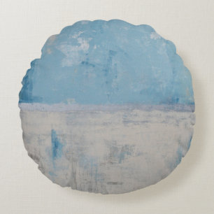 Silver Aura Rond Kussen