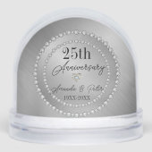 Silver Background And Diamonds Wedding Anniversary (Avant)