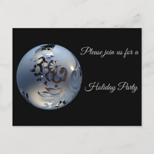 Silver ball voor een magische avond briefkaart