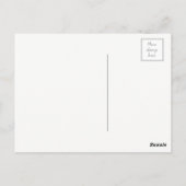 Silver bedankt briefkaarten, glitter briefkaart (Achterkant)