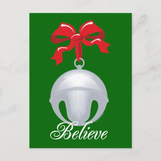 Silver Bell Believe Briefkaart (Voorkant)