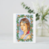 "Silver Bells" ansichtkaart Feestdagenkaart (Staand voorkant)