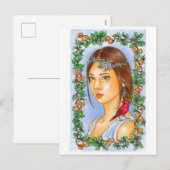 "Silver Bells" ansichtkaart Feestdagenkaart (Voorkant / Achterkant)