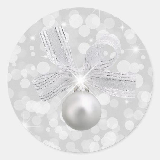 Silver Bells-Kerst sticker (Voorkant)