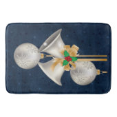 Silver Bells kerstbathmat Badmat (Voorkant)