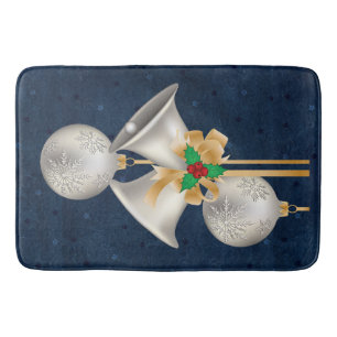 Silver Bells kerstbathmat Badmat