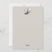 Silver Bells Kerstmis Feestdagenkaart (Achterkant)