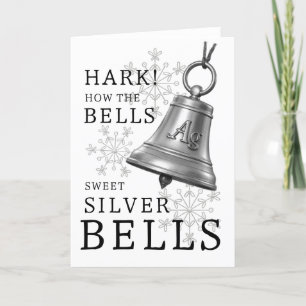 Silver Bells Periodic Table Kerstscience Snow Feestdagen Kaart