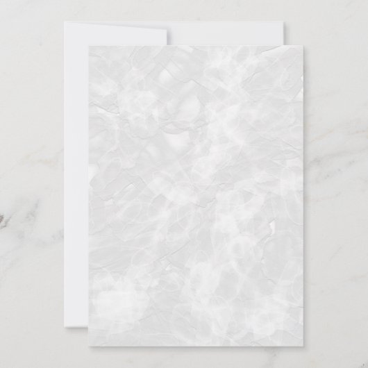 Silver Berries Fête d'hiver Invitations (Dos)