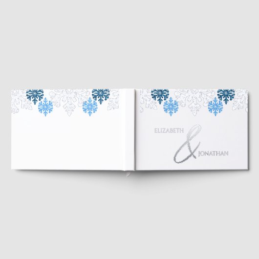 Silver Blue Snowflakes Mariage d'hiver (Complet)