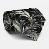 Silver Blue Stropdas (Opgerold)