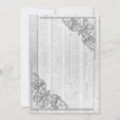 Silver Border Jubileum Celebration Kaart (Achterkant)