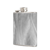 Silver Borhed Metal Abstract Heupfles (Links)