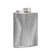 Silver Borhed Metal Abstract Heupfles (Rechts)