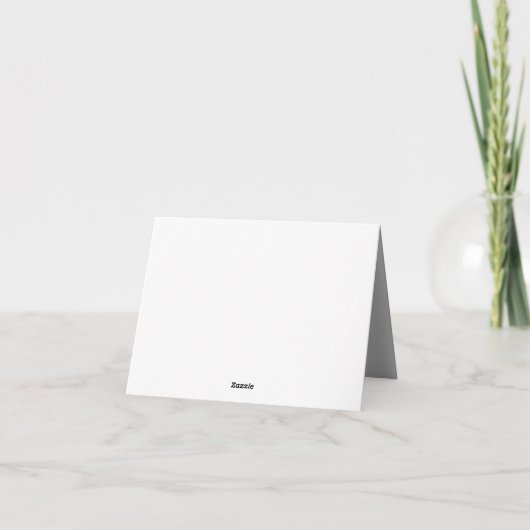 Silver Bow & Cross doop Dank u kaart (Achterkant)