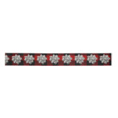 Silver Bow op Buffalo Pset Satin Ribbon Lint (Voorkant)