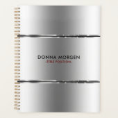 Silver brillant et rayures noires (Devant)