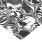 Silver bubbles with glass or metal tone tafelkleed (Gekanteld)