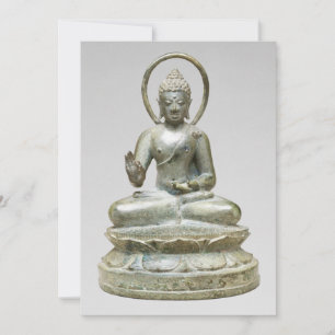 Silver Buddha Fine Art Fotografie Feestdagenkaart