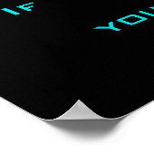 Silver Buddha Head-standbeeld met Inspirerend prij Poster (Hoek)