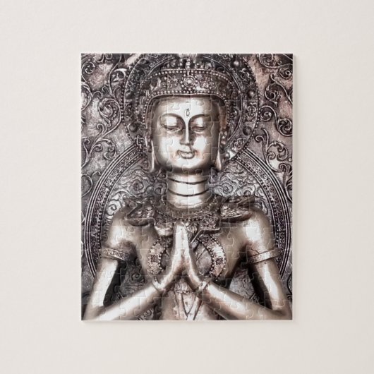 Silver Buddha Legpuzzel (Verticaal)