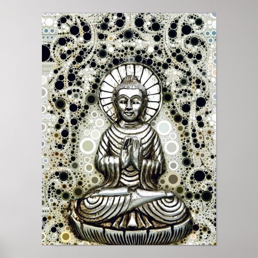 Silver Buddha Poster (Voorkant)