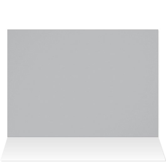 Silver Buffet Menu Tent/Table Card (Binnen Horizontaal (Boven))