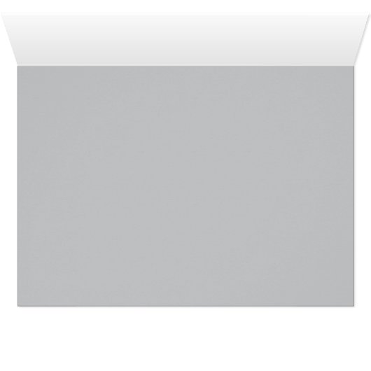 Silver Buffet Menu Tent/Table Card (Binnen Horizontaal (Onder))