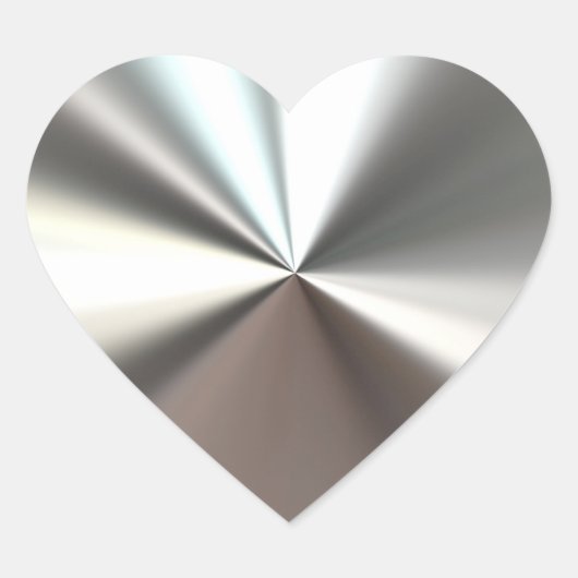 Silver Burst-Sticker Hart Sticker (Voorkant)