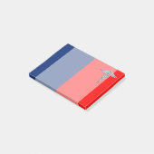 Silver Caduceus Medical Symbol League Post-it® Notes (Schuin)