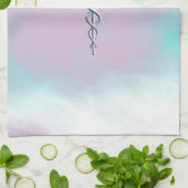 Silver Caduceus Medical Symbool Moeder Pareldecor Theedoek (Gevouwen)