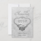 Silver Calla RSVP 25e anniversaire du Mariage (Devant)